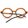 MIPPO New round frame fashion sunglasses 86602 literary Korean version of plain sunglasses for men and women view 2