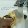 ELBME Beard Trimming Machine, Curve Blade Foil USB Charging Wet Dry Cordless Beard Trimmer Portable for Travel (Champagne Gold) view 3