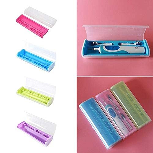 ELBME 2X(Portable Electric Toothbrush Holder Case Box Travel Camping for 4 N5C4