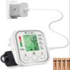 DR VAKU BP Monitor Fully Automatic Blood Pressure Machine to Check Digital Accurate Level for Home Monitoring Device with Talking Function, Large Display + Cuff Kit Best Accurate Apparatus Measurement with 20w PD Adapter- White view 1