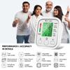 DR VAKU BP Monitor Fully Automatic Blood Pressure Machine to Check Digital Accurate Level for Home Monitoring Device with Talking Function, Large Display + Cuff Kit Best Accurate Apparatus Measurement with 20w PD Adapter- White view 2