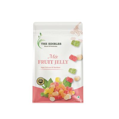 THE EDIBLES Mixed Fruits Candy Khati Mithi Goli Packet, Kids Candy Toffee Jar Box Khati Meethi Fruits ki Goliyan Candies Mix Fruits Jelly (500gm)