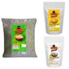 Bengal Handmade kheel/Puffed Rice(115g), Gur batasha(150g) & sugar candy/Sada Batasa(150g) Mix | kheel batasha for puja (415g) view 1