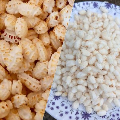 Bangali Handmade Sweet Kheel/Murki(200g) & Khoi/Puffed Rice(55g) Combo | puja combo pack | Diwali Pooja Prasad (255g)