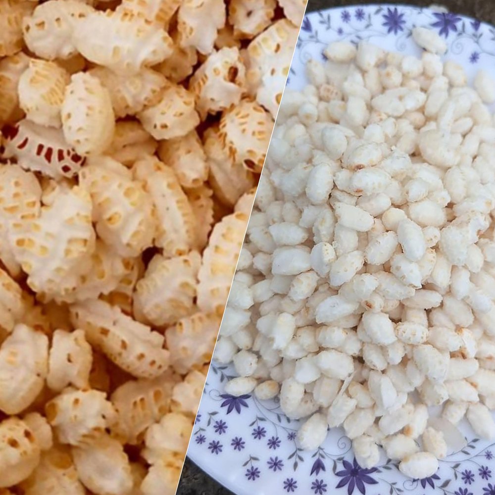 Bangali Handmade Sweet Kheel/Murki(200g) & Khoi/Puffed Rice(55g) Combo | puja combo pack | Diwali Pooja Prasad (255g)