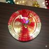 KOOGLY Bhai dooj Thali for brother/bhai dooj tikka for brother/bhai dooj hamper/bhai dooj thali set-box of bhai dooj thali set+roli chawal, 2pc Gola,Thali (Kaju-100gm) for tikka view 3