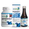 HappyMillions NephroShield Kidney Detox Combo Punarnava Gokhru Varun & Pipal Patta Extracts Kidney Support Ayurvedic Health Supplement Improves Functional Capacity of Kidneys 60 Tablets & 200ml Syrup view 1