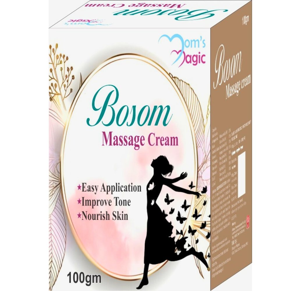 MOM'S MAGIC Bosom Massage Cream for Women (100 gm, Pack of 1)