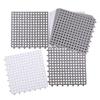 12x12 Inch Soft PVC Bath Shower Floor Mat with Drainage Holes  Interlocking Non-Slip Tiles for Bathroom, Kitchen, Pool, and Wet Areas  Waterproof, Anti-Slip, Multi-Use Floor Mat in White & Grey (14) view 4