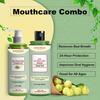 BIOAYURVEDA Mouthcare Combo: Bio Neem Tulsi Toothpaste Gel & Anti-Bacterial Germ Defense Mouth Wash, Fresh Breath & Oral Health (200 GM Each) view 2
