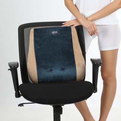 Craft's Care Orthopaedic Back Rest Lumbar Support Pillow for Car, Sofa, and Office Chair