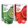 Simplify Tomato Soup and Spinach & Broccoli Soup - Pack of 2 (Serves 5 to 6) I Each Makes 500ml | 0% Additives and Preservatives view 1