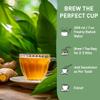 Asian Herbs Ginger Green Tea - Aiding Digestion, and Promoting Balance | Natural Herbal Wellness Blend (30 Tea Bags) view 4