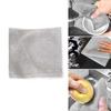 Dish Wash for Stain Removel Scrubber Stainless Steel Wire Heavy Duty Non-Scratch Scouring Double Sided Scrubbing Pad (Pack of 5). view 1