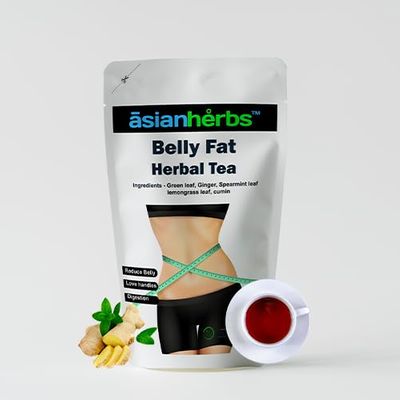 Asian Herbs Belly Fat Slimming Tea - Support Wellness, Boost Vitality & Digestion for a Revitalized Body for Men and Women (100grams)