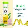 OZiva ACV Moringa | Control Cravings I Apple Cider Vinegar, Cinnamon, Guggul I No Maltodextrin & No Added Sugar I 15 Effervescent Tablets - Lemon Masala, Pack of 2 (30 Tablets) view 3