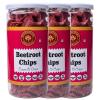 Dhanigreens Organics Salty Beetroot Chips Cream & Onion Flavour Healthy Snacks 150gm (Pack of 3)| Gluten Free, Baked, Munchies, Dietary Fiber, Transfat Free | Rich in Nutrients | Protein Snack view 1