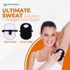 EcommerceHub Premium Reusable Washable Underarms Sweat Pads, Under Arm Sweat Protectors, Breathable Absorbent Sweat Pads,1Pair (Black) view 4