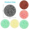 HASTHIP 6Pcs Kitchen Sponge Scrubber Pads Multi Color Coarse Cleaning Scrubbing Pads No-Mark Cleaning Sponge Pads for Pots, Sink, Dishes Reuseable Sponge Scrubbing Pads view 2