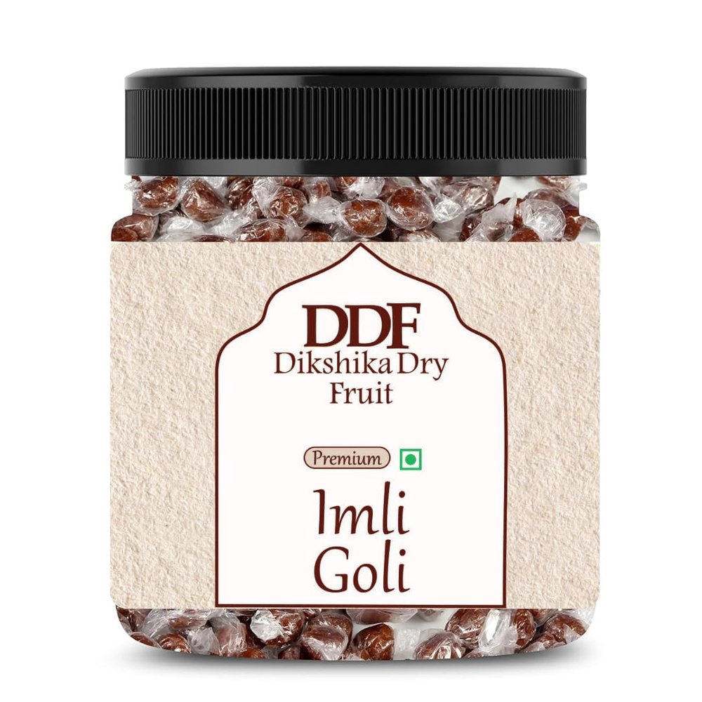 Dikshika Dry Fruits Imli Candy 300 gm | Khatti Meethi Imly, Chulbuli Emli Tamarind Twist Candy, Twisted Emly Candy | Sweet and Sour Tamarind Candy | Emly gatagat