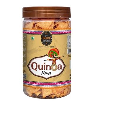 The Health Faktoree Ginni Food Quinoa Chips | Crunchy Healthy Snacks | High Protein and Fiber Rich Good For Diet | Good For Kids | 125 g (Pack Of 2)