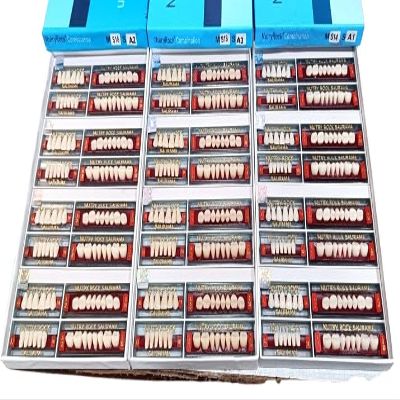 Dental Acrylic Teeth Kit Sets -Shade Of Teeth (A1- A2- A3) (3-Box)