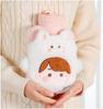 Mayatra's Hot Water Bottle with Plush Cover  1000ML Rubber Heating Bag for Pain Relief, Belly Cramps, Winter Warmth, Foot Warmer & Bed Use  Reusable Hot Water Bottle (White) view 3