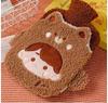 Mayatra's Hot Water Bottle with Plush Cover  1000ML Rubber Heating Bag for Pain Relief, Belly Cramps, Winter Warmth, Foot Warmer & Bed Use  Reusable Hot Water Bottle (Brown) view 2