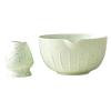 ATORSE 2Pcs Traditional Matcha Tea Bowl Craft Tea Bowl for Living Room Desktop Home Light Green view 1