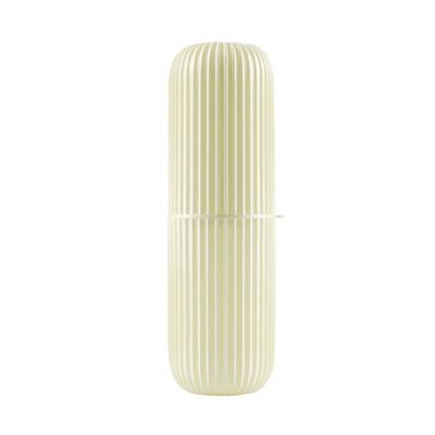 ATORSE Travel Toothbrush Container Portable Toothbrush Holder for Business Bathroom White