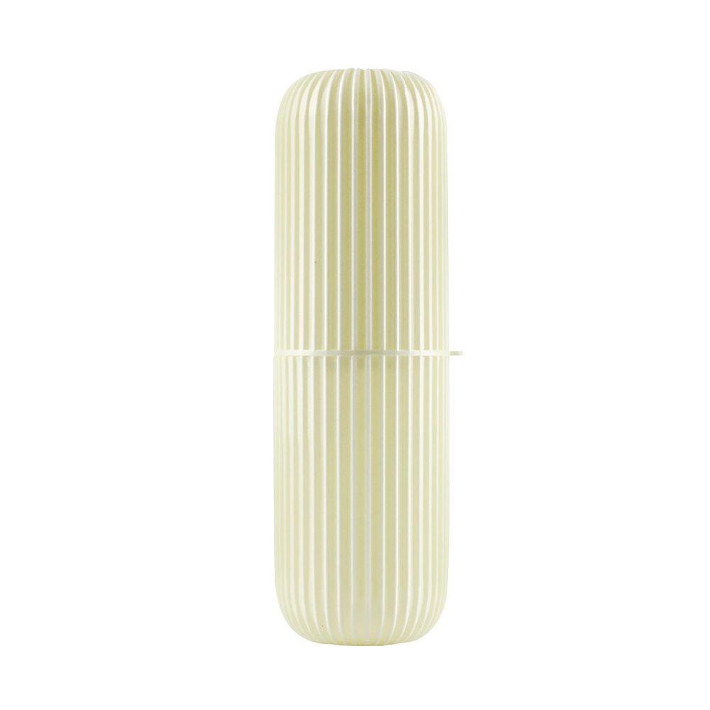 ATORSE Travel Toothbrush Container Portable Toothbrush Holder for Business Bathroom White