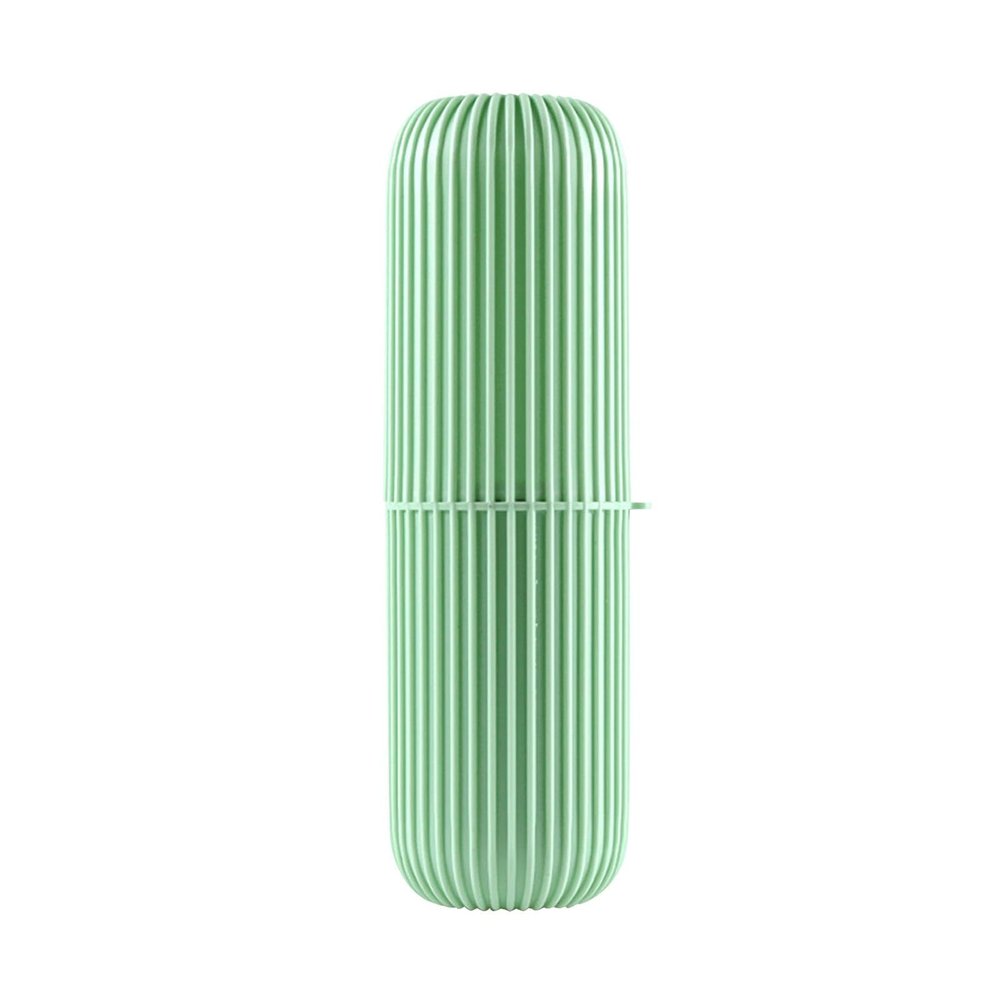 ATORSE Travel Toothbrush Container Portable Toothbrush Holder for Business Bathroom Green