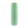 ATORSE Travel Toothbrush Container Portable Toothbrush Holder for Business Bathroom Green view 1