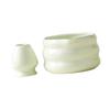 ATORSE Japanese Matcha Bowl Matcha Whisk Holder Matcha Tea Bowl for Japanese Matcha Matte Green view 3