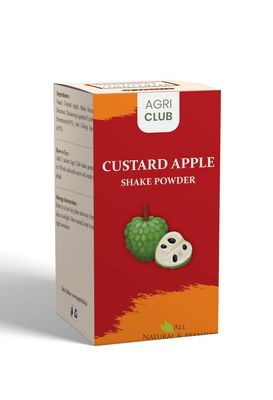Agri Club Instant Mix Custard Apple Shake Powder, 15 Sachets (225g)  Delicious, Easy-to-Make Custard Apple Flavor Drink Mix