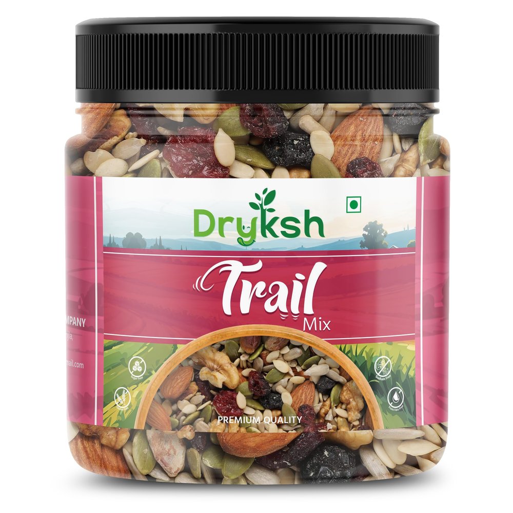 Dryksh Health Dry Fruits Mix, Premium Trail Mix | Healthy Mixed Nuts with Dry Fruits (500 Gram, Mix Dry Fruit)