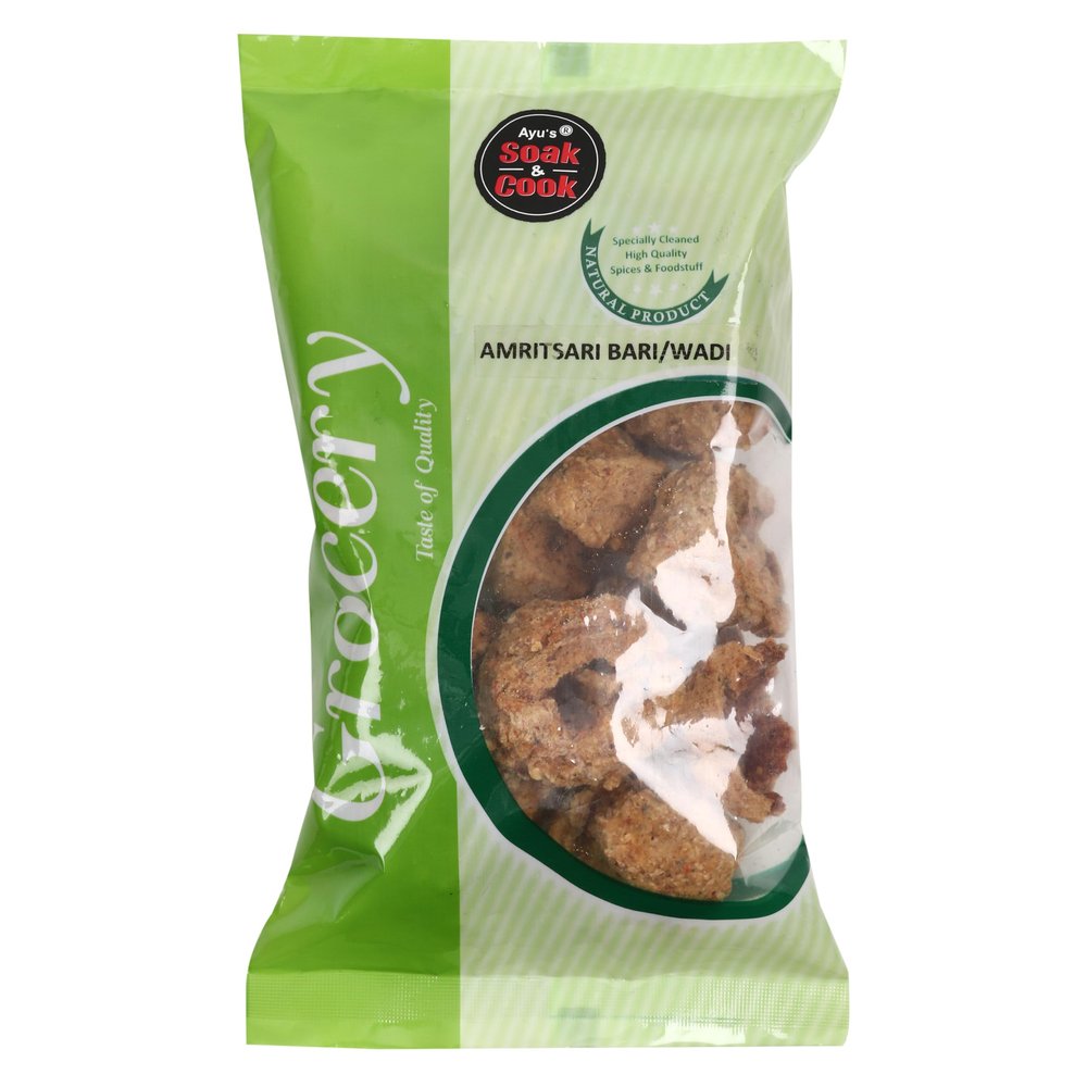 Ayu's Soak&Cook Amritsari Dal Bari Khatti & Amritsari Wadiyan (Vadi) - Premium Ready-to-Cook Ingredients for Authentic Punjabi Flavors | No Added Preservatives | Rich in Protein (400 gm)