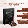 10-Minute Chocolate Full Body Hair Removal Wax Powder, Painless Herbal Facial Hair Removal Waxing Powder, Easy to Use at Home, Chemical-Free, No Rashes, No Side Effects & No Irritations for Men & Women (100GM) (Pack of 2) view 3