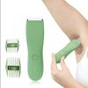 Crobat green body hair trimmer clipper pubic hair electric full body waterproof men's hair shaver private parts view 1