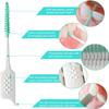 FITVERT 100 Pcs Silicone Interdental Brushes, Braces Brush, Corrective interdental Brush Tooth Floss Sticks, Portable Oral Care Cleaning Tool for Teeth & Gum Health view 3
