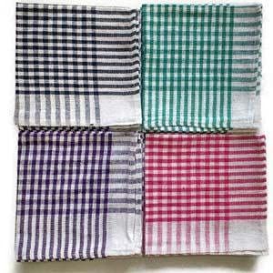 KlinWipe Kitchen Duster Wet Dry Cotton Cleaning Cloth/Mop 18 x 18 inch - Cleaning Cloth Kitchen Dusters Cotton Cleaning Cloth for Kitchen, Multicolour (5)