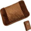 HEAREAL Premium Heating Bag, Electric Hot Water Bag for Pain Relief, Heat Pouch Bottle, Heating Pad (Brown) view 3