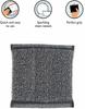 Diano Dimzi Multipurpose Steel Foam Pad Sponge Scourer Kitchen Scrubber Suitable for Dish/Utensils/Tiles, Washbasin (Black Colour) Scrub Sponge 3 Times Better Than Regular Sponge Stainless view 2