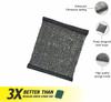 Diano Dimzi Multipurpose Steel Foam Pad Sponge Scourer Kitchen Scrubber Suitable for Dish/Utensils/Tiles, Washbasin (Black Colour) Scrub Sponge 3 Times Better Than Regular Sponge Stainless view 3