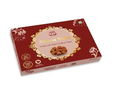 Agrawal's 42O BITES Akhrot Doda | Indian Sweet with Walnuts, Ghee & Dry Fruits | No Preservatives | Traditional Mithai, Healthy Snack, Authentic Dessert, Indian Delicacy (500g)