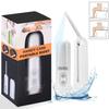 OVIOL Portable Jet Spray for Toilet for Travel, Toilet Portable Bidet Spray Electric Jet Spray Portable Toilet Travel Essentials Foldable Handheld for Personal Hygiene Baby 2 Cleaning Modes, 180 Degree Nozzle (TRANSPARENT, ELECTRIC) view 1