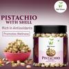 WELL GREEN Fresh Roasted & Salted Pistachios 300gm | Dry Fruits Pista | Crunchy & Delicious Healthy Snack | Vitamins & Minerals Rich | Shelled Nuts view 2