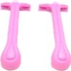 Diano dimzi Women Body Razor & Manual Shaving Razor Blades (2 Pieces) Disposable Razor Pink view 1