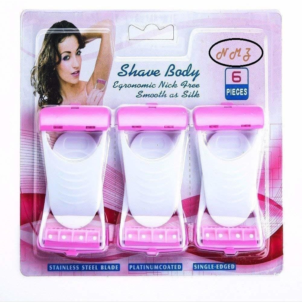 Diano dimzi Women'S Disposable Plastic Skin Hair Remover Safty Stainless Razor Blade