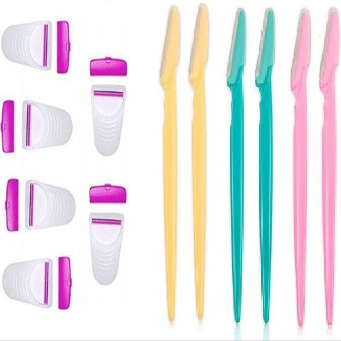 Diano dimzi A Pack Of Professional 6 Body Shave Razors With 6 Eyebrow Shaping Razors